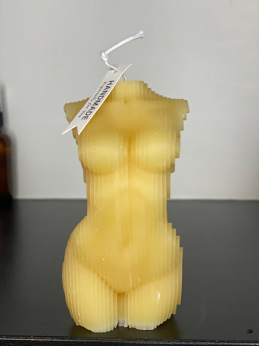 Female Body Beeswax Candle