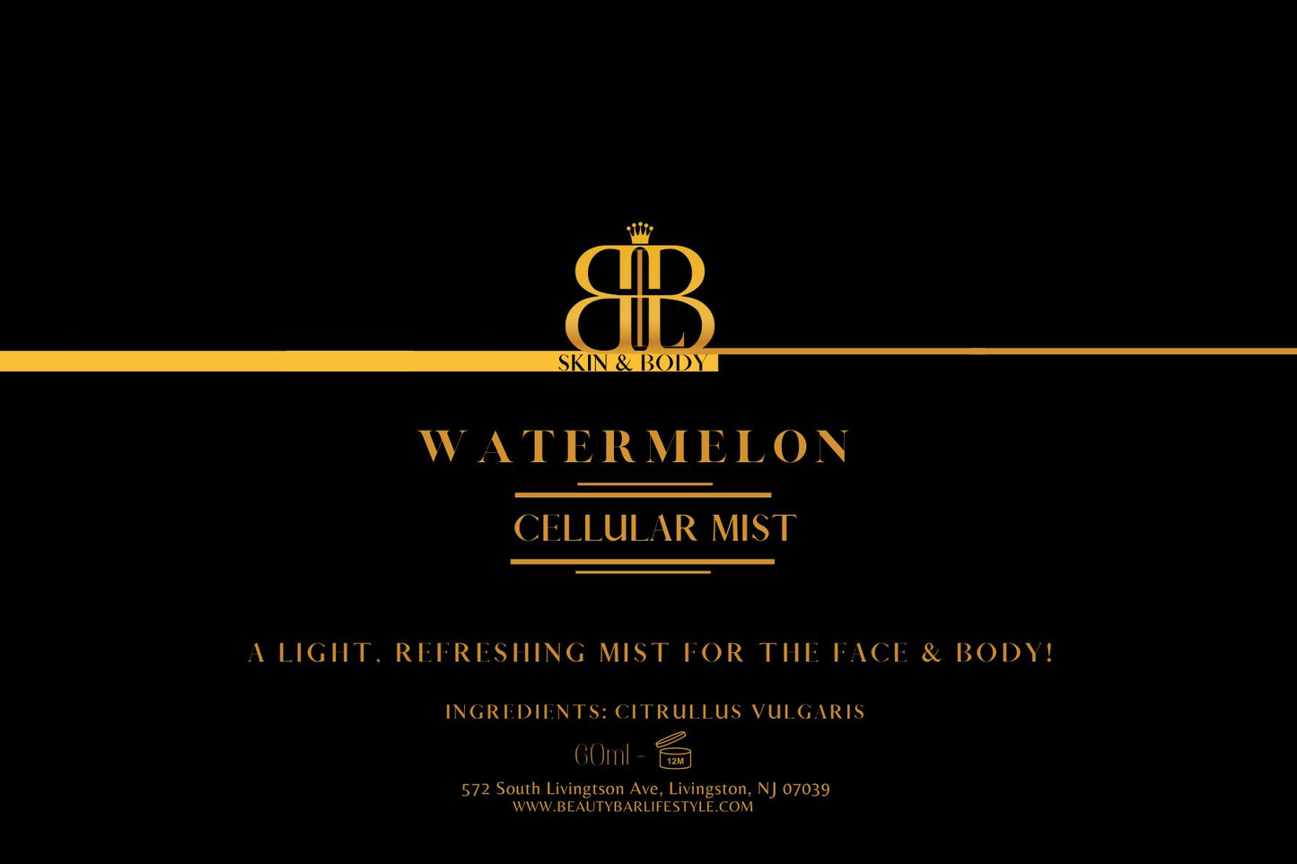 Cellular Mist Hydrosol "Travel Size"