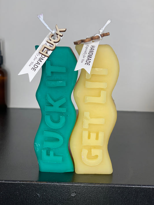 Dirty Word Candle