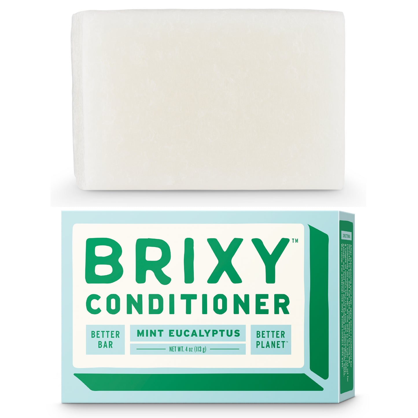 Mint Eucalyptus Conditioner Bar for Softness & Hydration